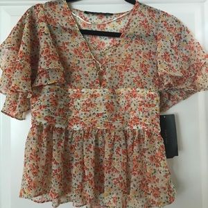 Zara sheer top size S